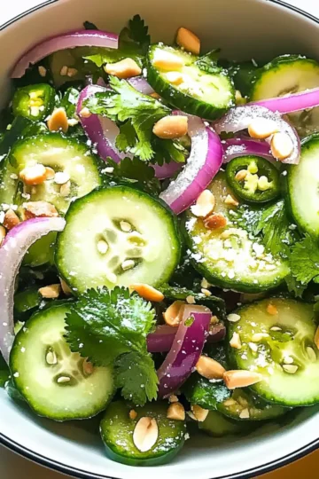 Zesty Thai Cucumber Salad