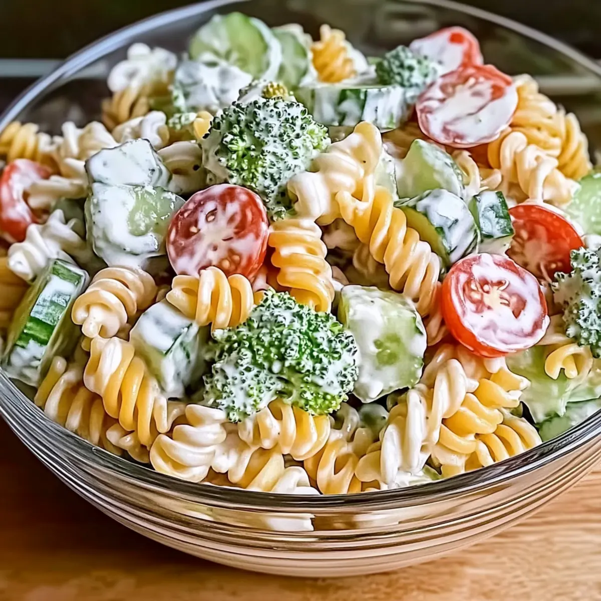 Fresh Ranch Pasta Salad
