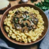 Spaetzle with Mushroom Gravy