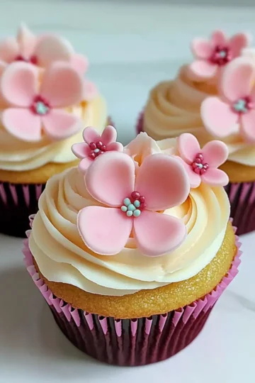 Cherry Blossom Cupcakes Recipe