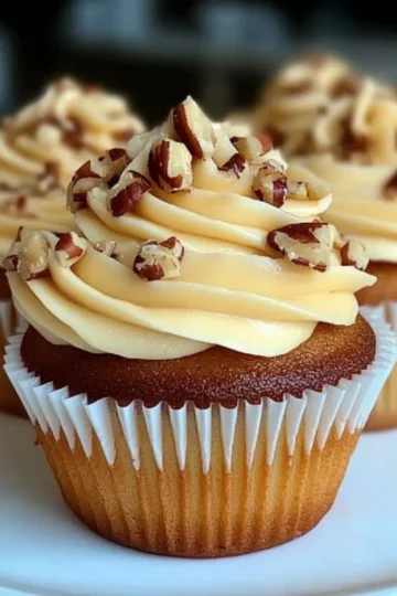 Butter Pecan Cupcakes Recipe