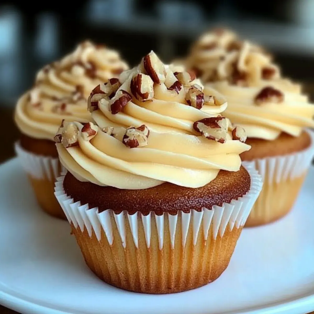 Butter Pecan Cupcakes Recipe