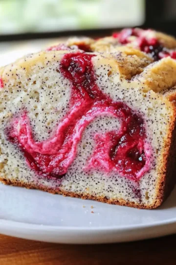 Cherry Almond Poppyseed Bread
