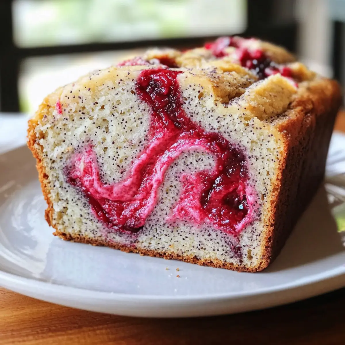 Cherry Almond Poppyseed Bread