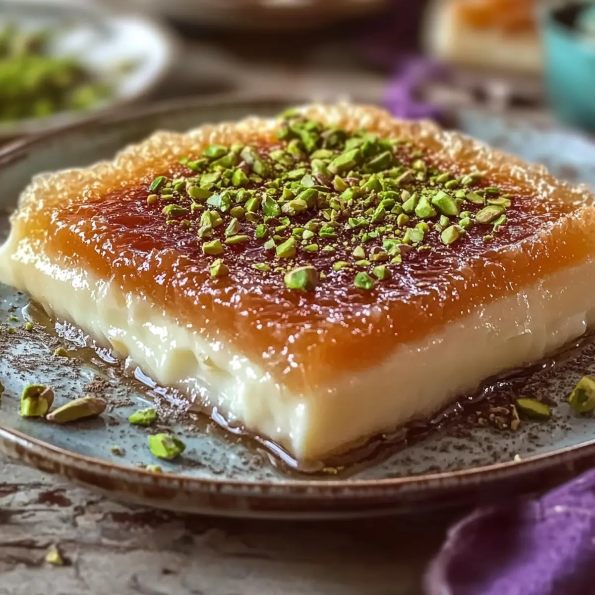 Homemade Lebanese Knafeh