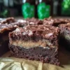 St. Patricks Day Baileys Irish Cream Brownies