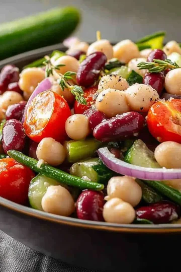 Mediterranean Bean Salad Recipe