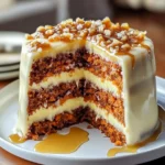 Irresistibly Moist Salted Caramel Carrot Dream Cake Delight
