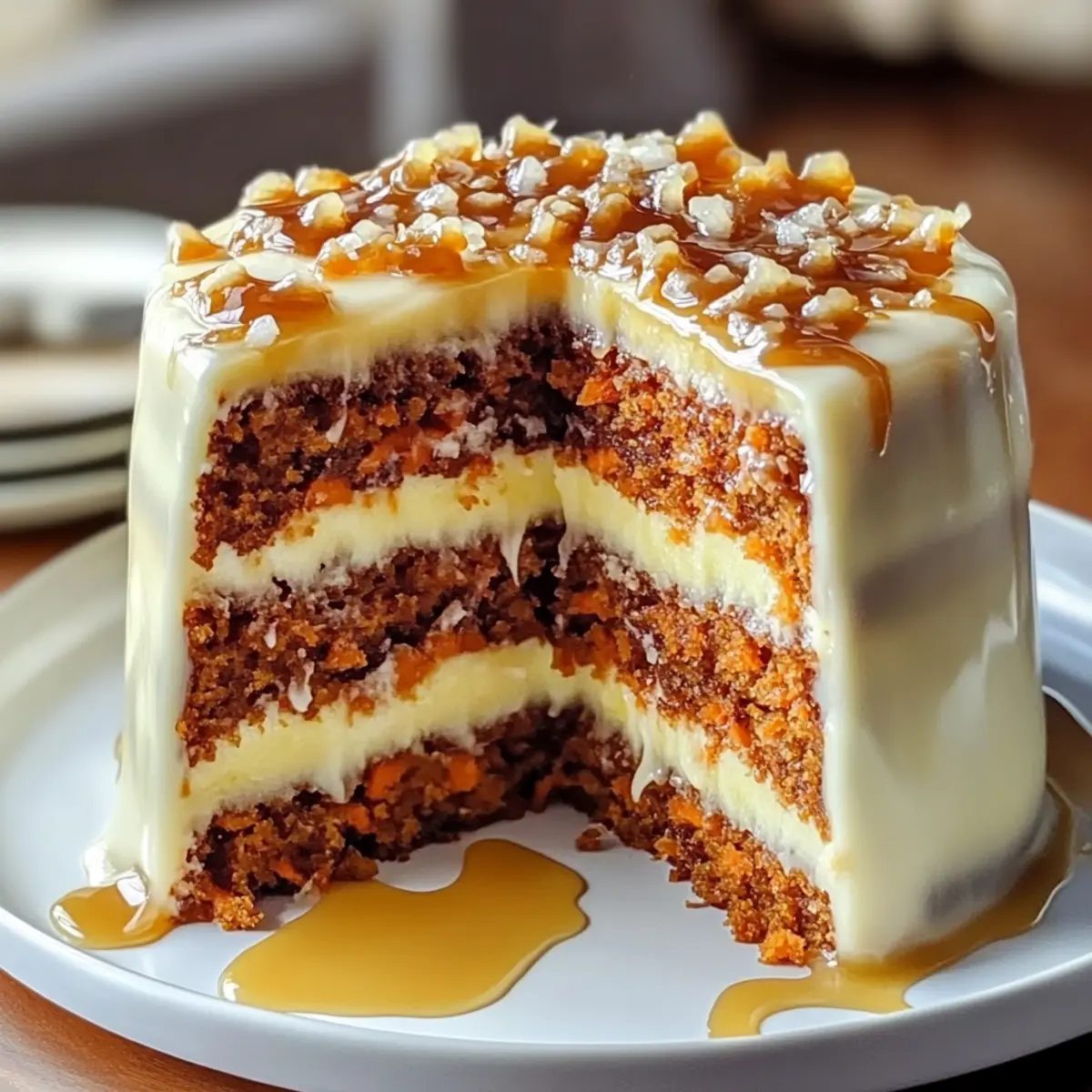 Salted Caramel Carrot Dream Cake