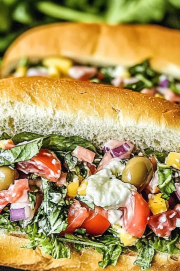 The Italian Salad Sandwich