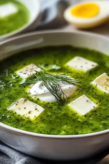 Delicious Polish Sorrel Soup