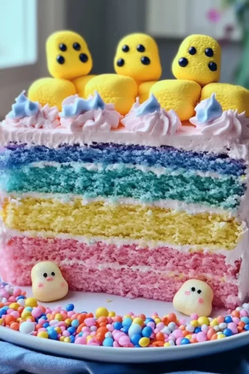 Easter Peep Layer Cake