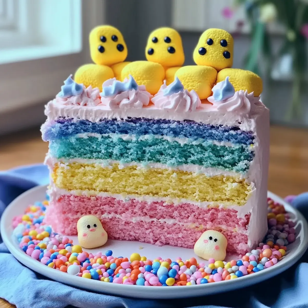 Easter Peep Layer Cake