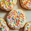 Frosted Fruity Pebbles Cookies