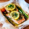Salmon en Papillote with Lemon Dill Butter