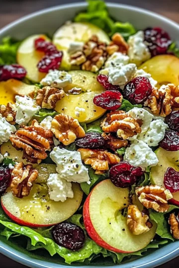 Honeycrisp Apple Feta Salad