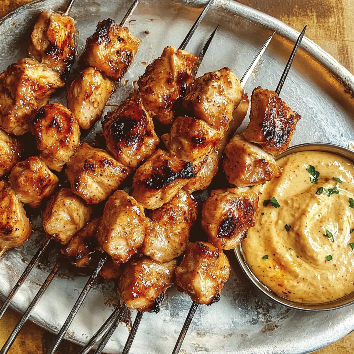 Grilled Chicken Skewers