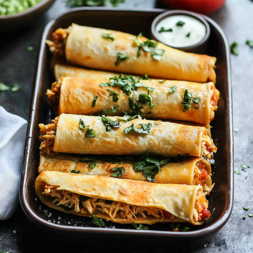Taquitos Crispy Chicken Spinach Rolls for Quick Comfort