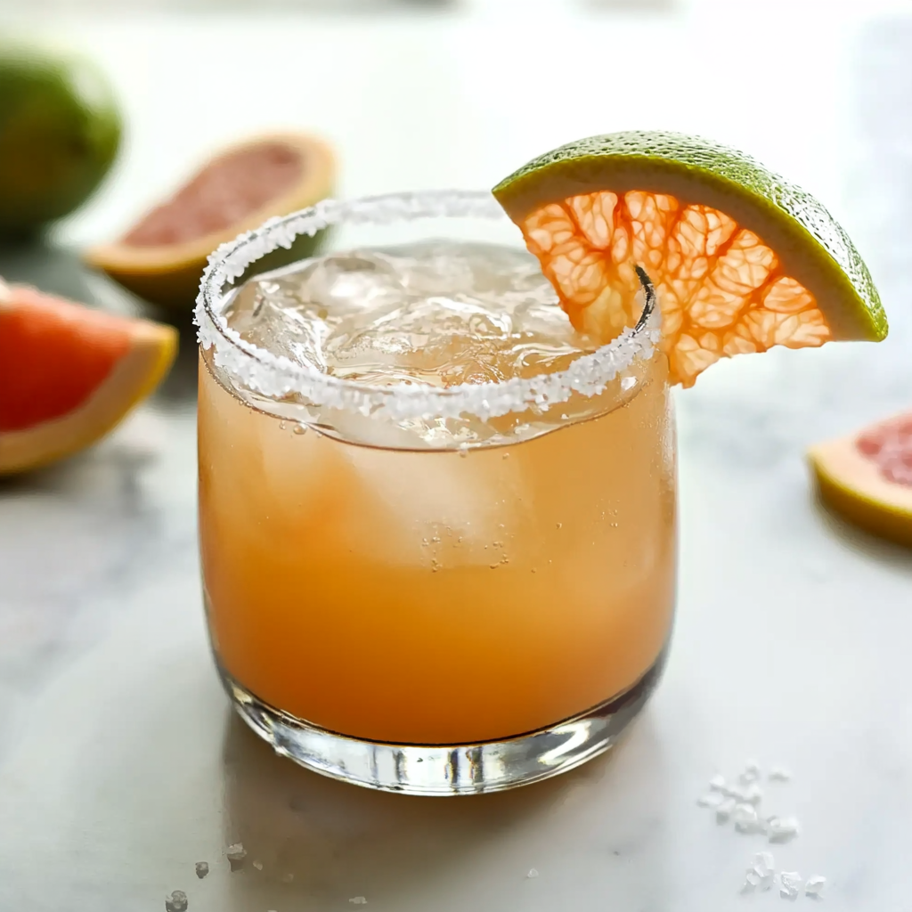 Paloma Cocktail Refreshing Grapefruit Tequila Mocktail