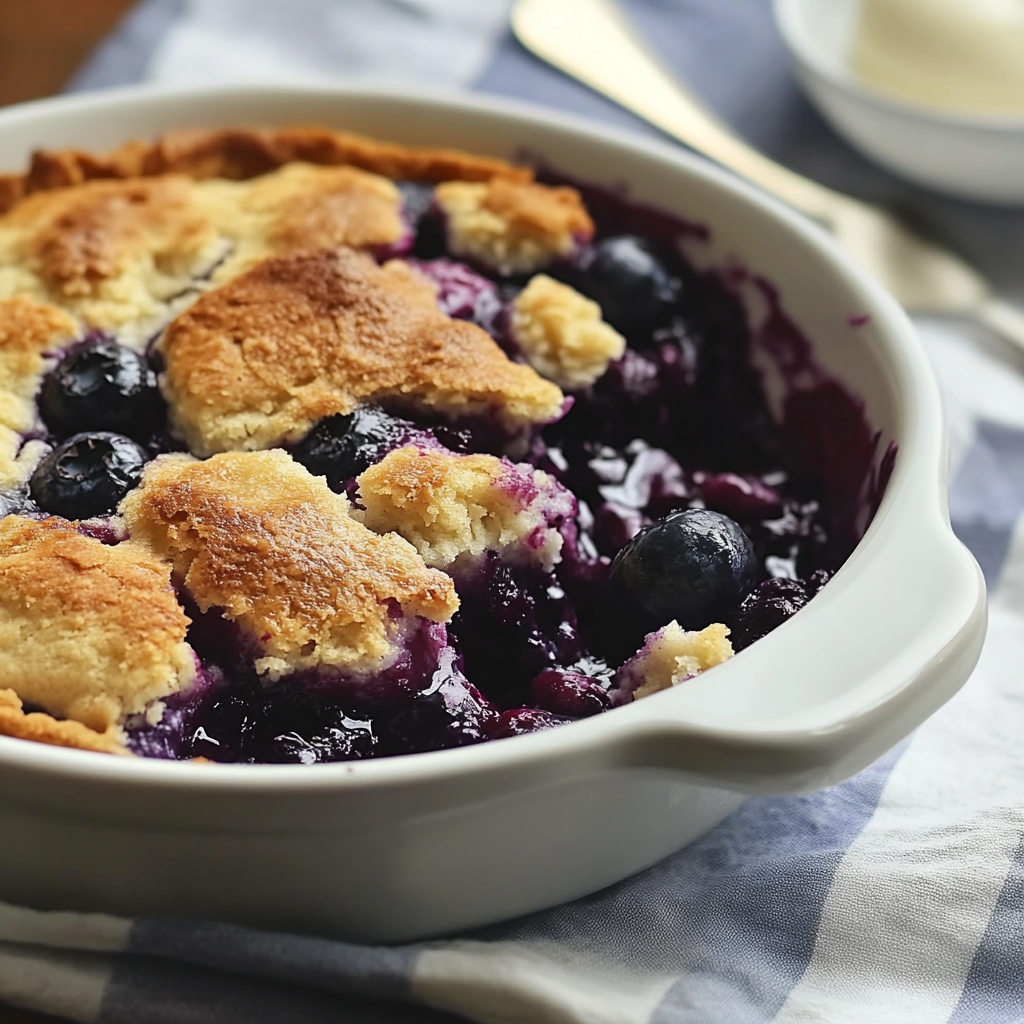 Blueberry Cobbler Recipe - Classic Sweet Dessert