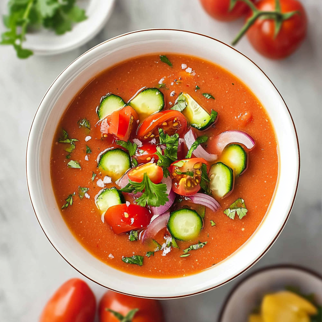 Gazpacho Recipe: Easy No-Cook Refreshing Soup 2 Gazpacho Recipe: Easy No-Cook Refreshing Soup
