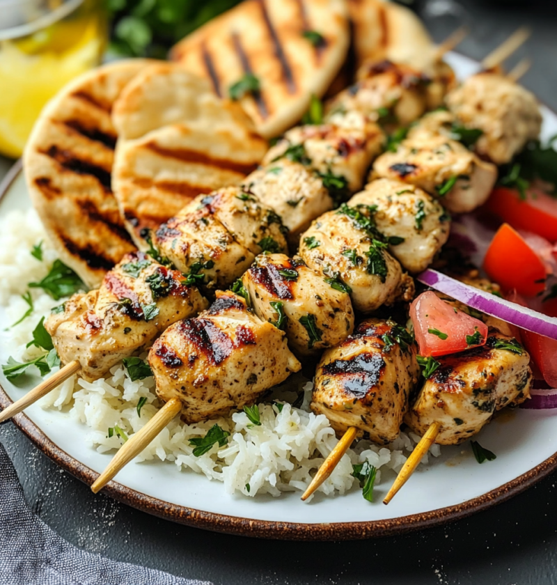 Chicken Souvlaki 1 Chicken Souvlaki