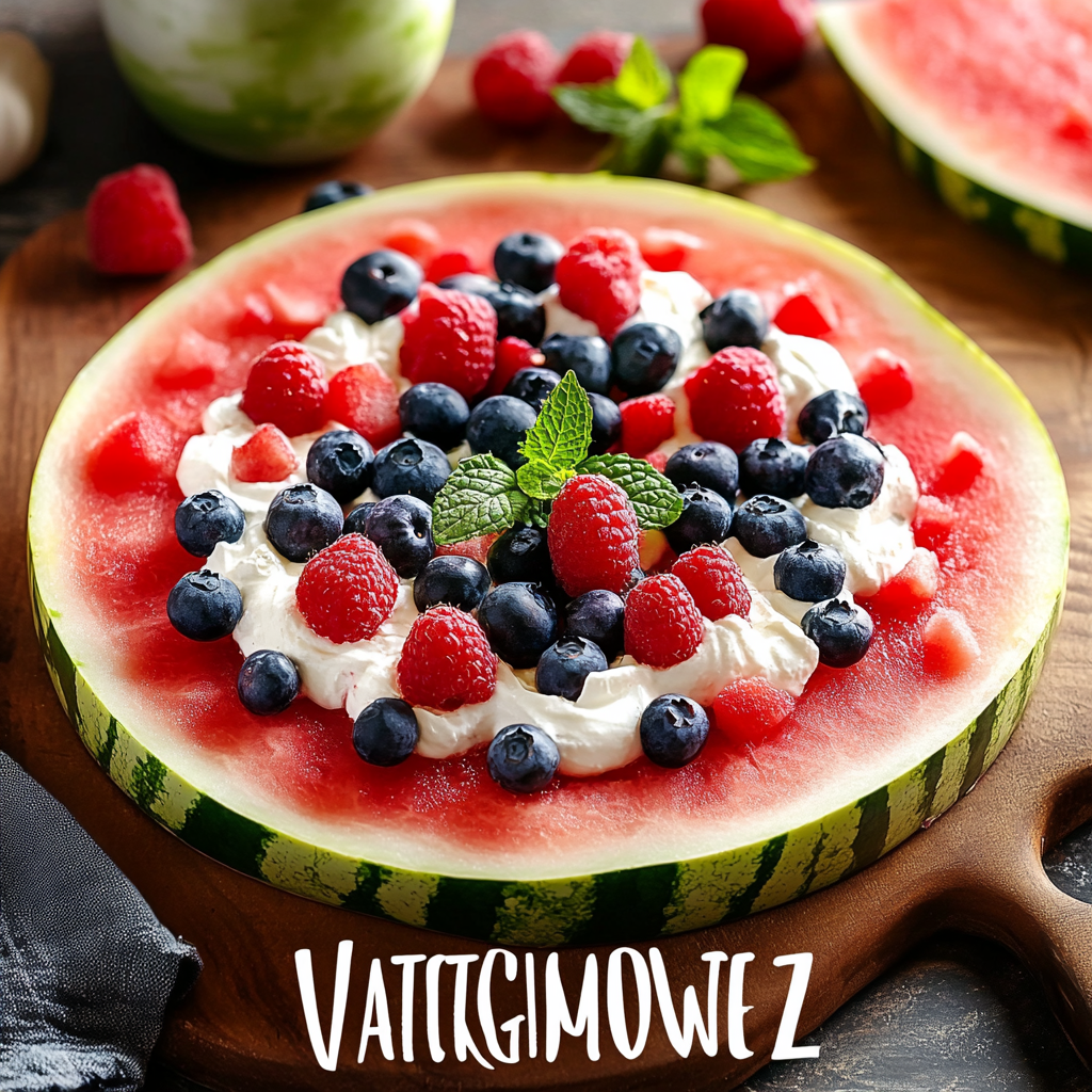 Watermelon Pizza Recipe 2 Watermelon Pizza Recipe