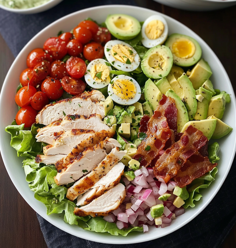 Classic Cobb Salad Recipe 1 Classic Cobb Salad Recipe