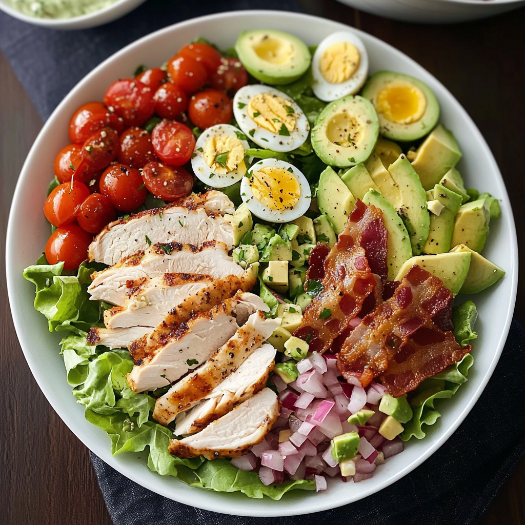 Classic Cobb Salad Recipe 2 Classic Cobb Salad Recipe