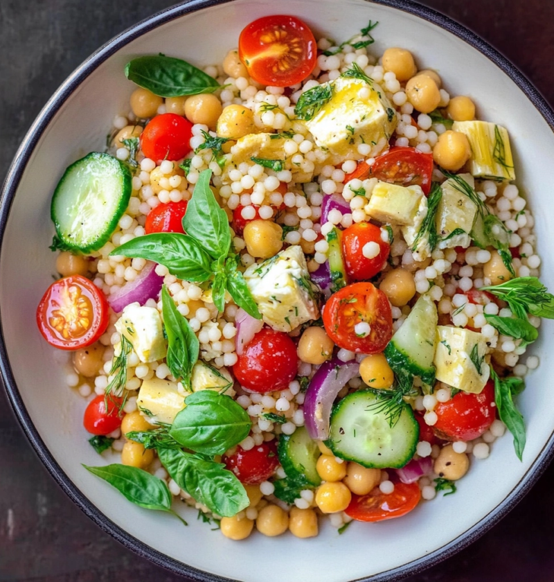 Mediterranean Couscous Salad 2 Mediterranean Couscous Salad