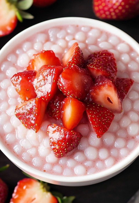 Strawberry Sago: A Refreshing Filipino Dessert