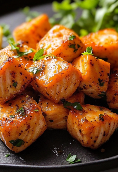 Lemon Pepper Salmon Bites