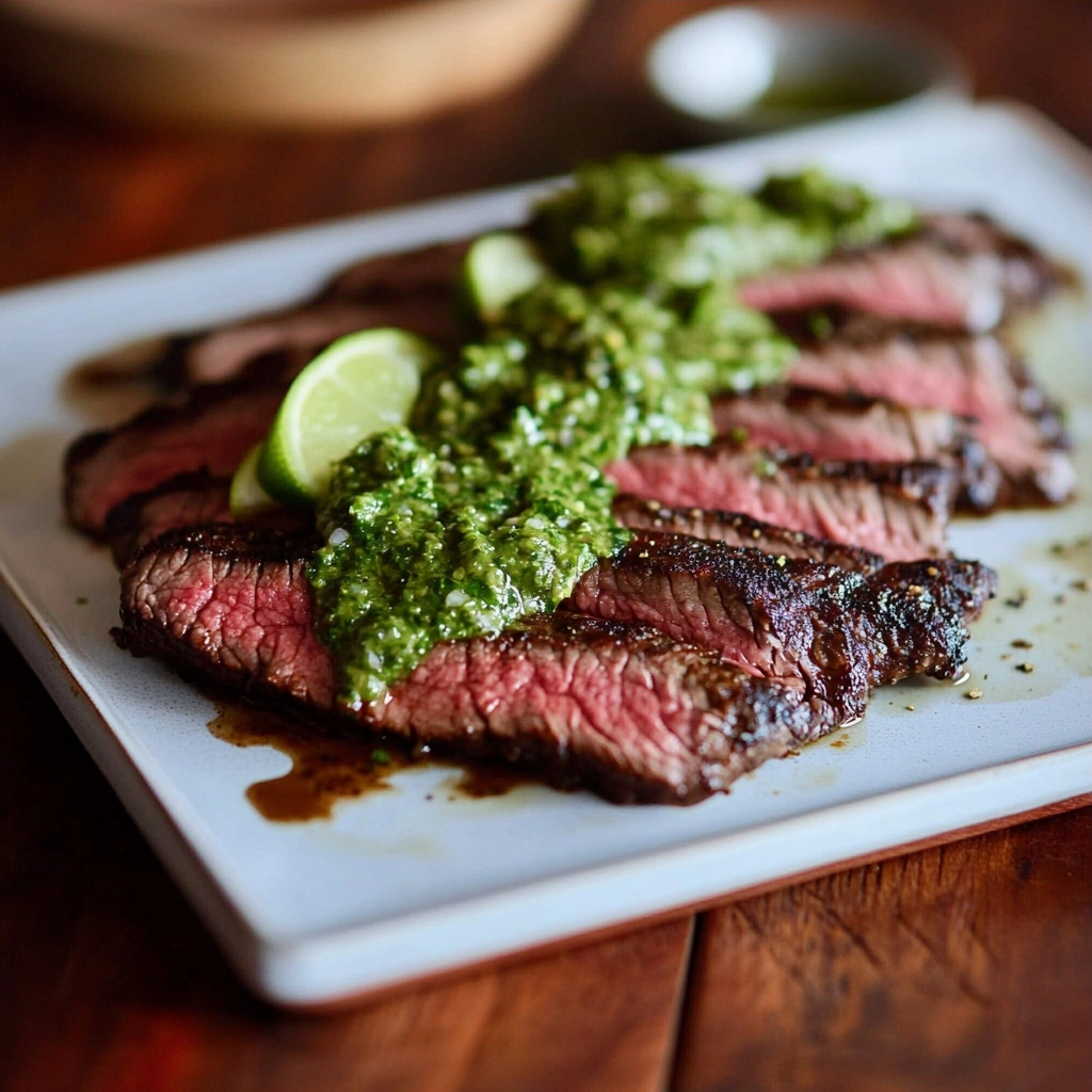 Flank Steak with Chimichurri 2 Flank Steak with Chimichurri