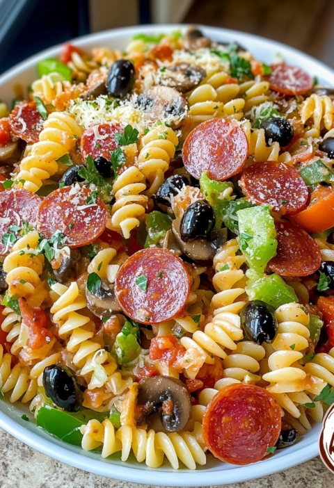 Pizza Pasta Salad Recipe A Delicious Comfort Food Dish