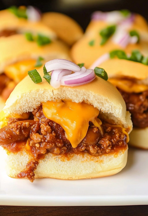 Chili Cheese Dog Sliders