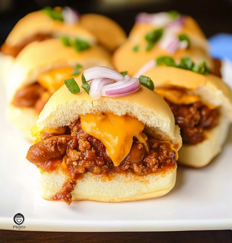 Chili Cheese Dog Sliders 11 Chili Cheese Dog Sliders