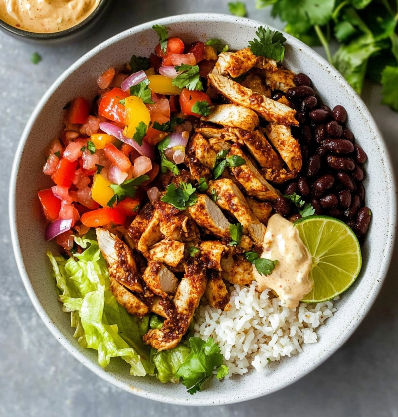 Chicken Fajita Burrito Bowls Flavorful Meal Idea Tonight 1 Chicken Fajita Burrito Bowls Flavorful Meal Idea Tonight