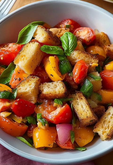 Panzanella Salad Recipe: Italian Bread and Tomato