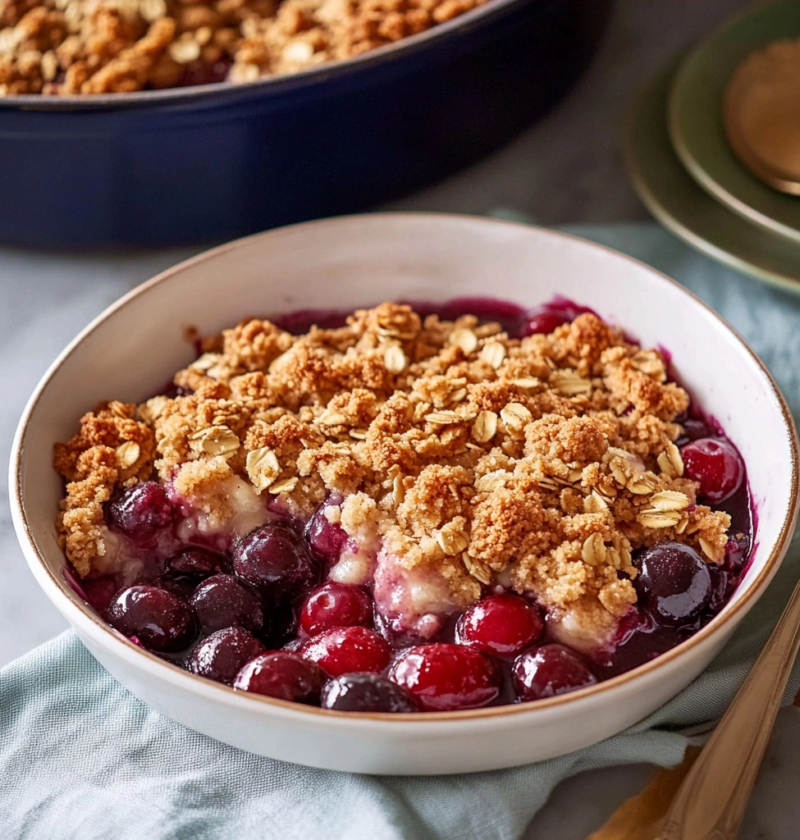 Cherry Crisp Recipe: The Ultimate Easy Fall Dessert 1 Cherry Crisp Recipe: The Ultimate Easy Fall Dessert